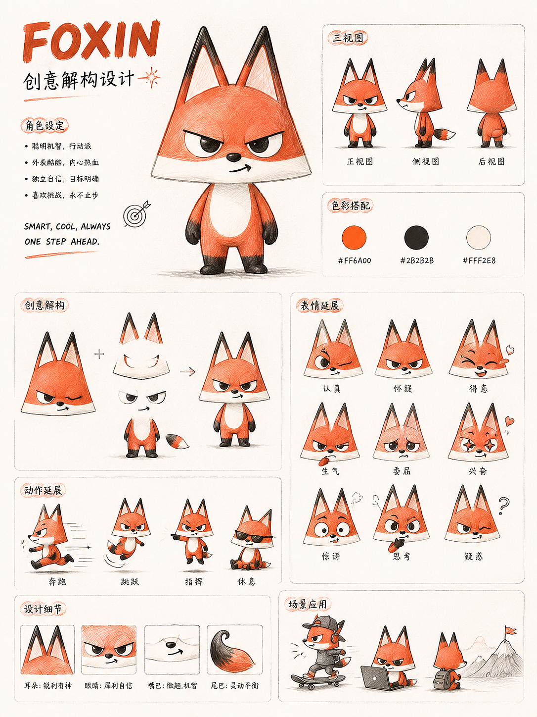 软萌狐狸IP形象设计来啦，留下你的行业，我来设计（图ZNDA2NjYwODky） - IP形象 - 站酷设计师清屿IP形象设计原创素材 - 站酷ZCOOL