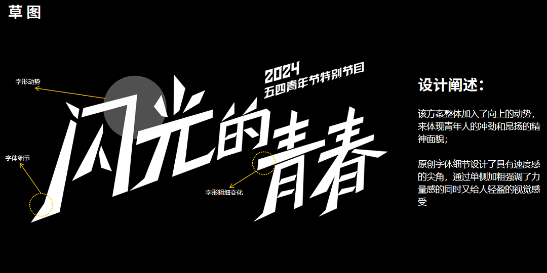 2024五四青年节 “闪光的青春”（图ZNDA2NjYzNDQ4） - 舞台美术 - 站酷设计师时间造影原创素材 - 站酷ZCOOL