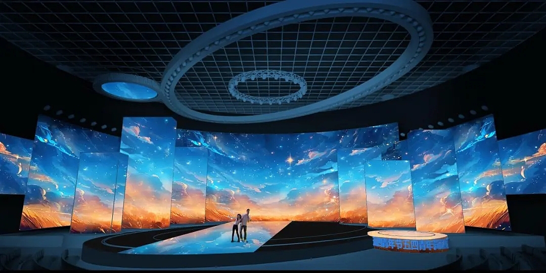 2024五四青年节 “闪光的青春”（图ZNDA2NjY0NTQ4） - 舞台美术 - 站酷设计师时间造影原创素材 - 站酷ZCOOL