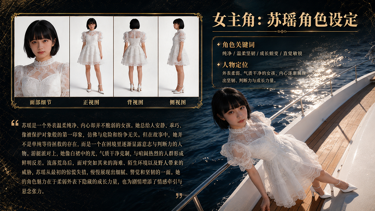 《荒岛》真人漫剧整体方案展示（图ZNDA2NjY3ODMy） - AI作品 - 站酷设计师前进视觉原创素材 - 站酷ZCOOL