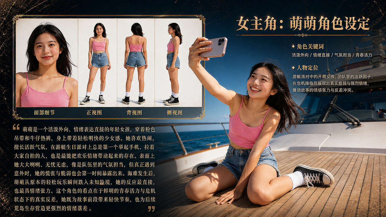 《荒岛》真人漫剧整体方案展示（图ZNDA2NjY3ODM2） - AI作品 - 站酷设计师前进视觉原创素材 - 站酷ZCOOL