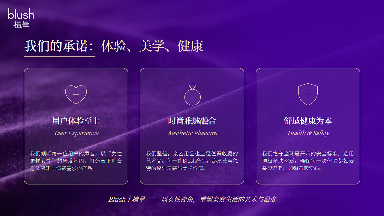 情趣行业展会外宣PPT设计·Blush 檀晕（图ZNDA2NjY4NDY4） - 宣传物料 - 站酷设计师爱吃鱼的皮皮鲁原创素材 - 站酷ZCOOL