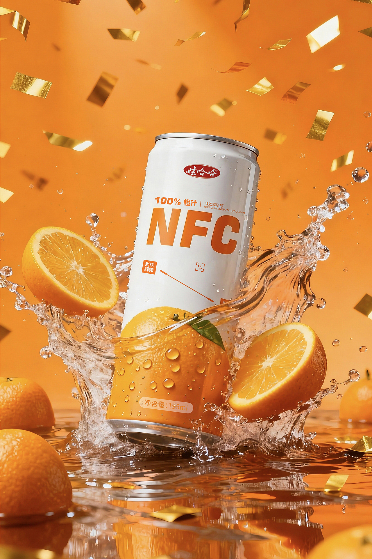 娃哈哈 NFC 果汁系列｜用色彩，还原每一口鲜果本味（图ZNDA2NjY5MDg4） - 包装 - 站酷设计师投以木瓜品牌设计原创素材 - 站酷ZCOOL