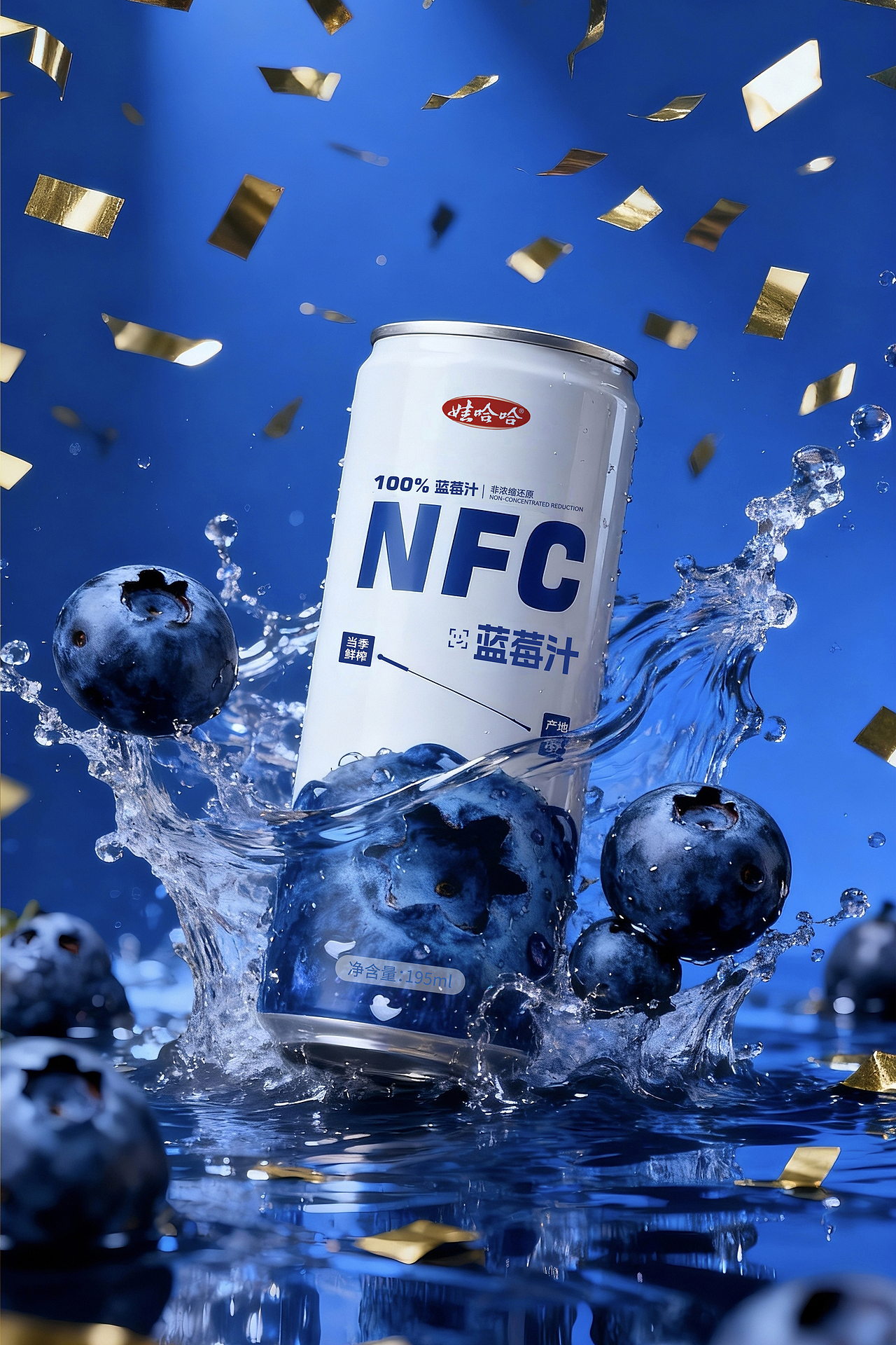 娃哈哈 NFC 果汁系列｜用色彩，还原每一口鲜果本味（图ZNDA2NjY5MDg0） - 包装 - 站酷设计师投以木瓜品牌设计原创素材 - 站酷ZCOOL