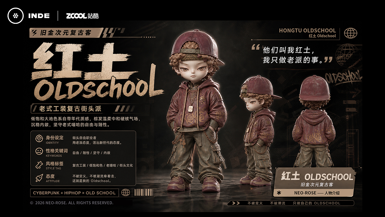 NEO-ROSE | 冲破孤独边界 嘻哈共赴次元狂欢（图ZNDA2NjY5NjYw） - 人物/生物 - 站酷设计师AI探险家欣酱原创素材 - 站酷ZCOOL