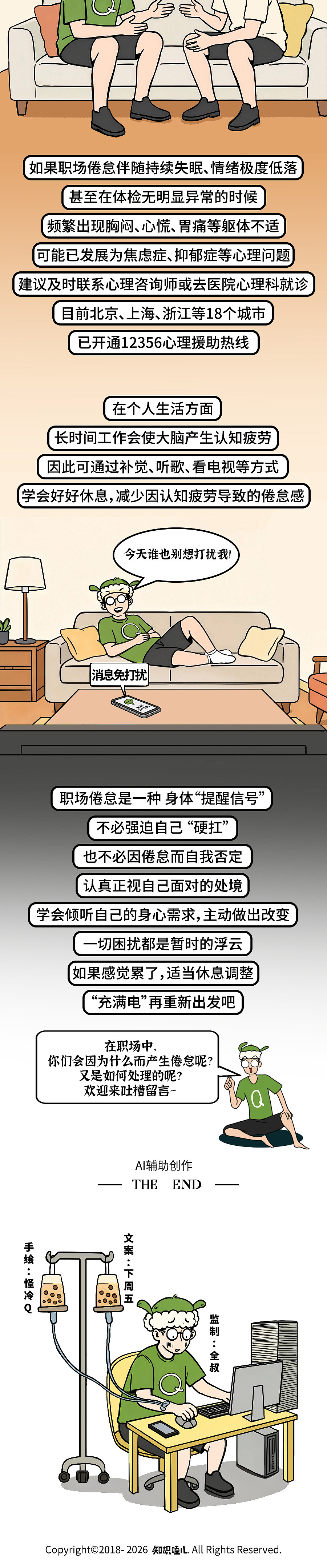 槽外有槽，你只是在经历职场倦怠（图ZNDA2NjcwNTUy） - 中/长篇漫画 - 站酷设计师知识嗑儿原创素材 - 站酷ZCOOL