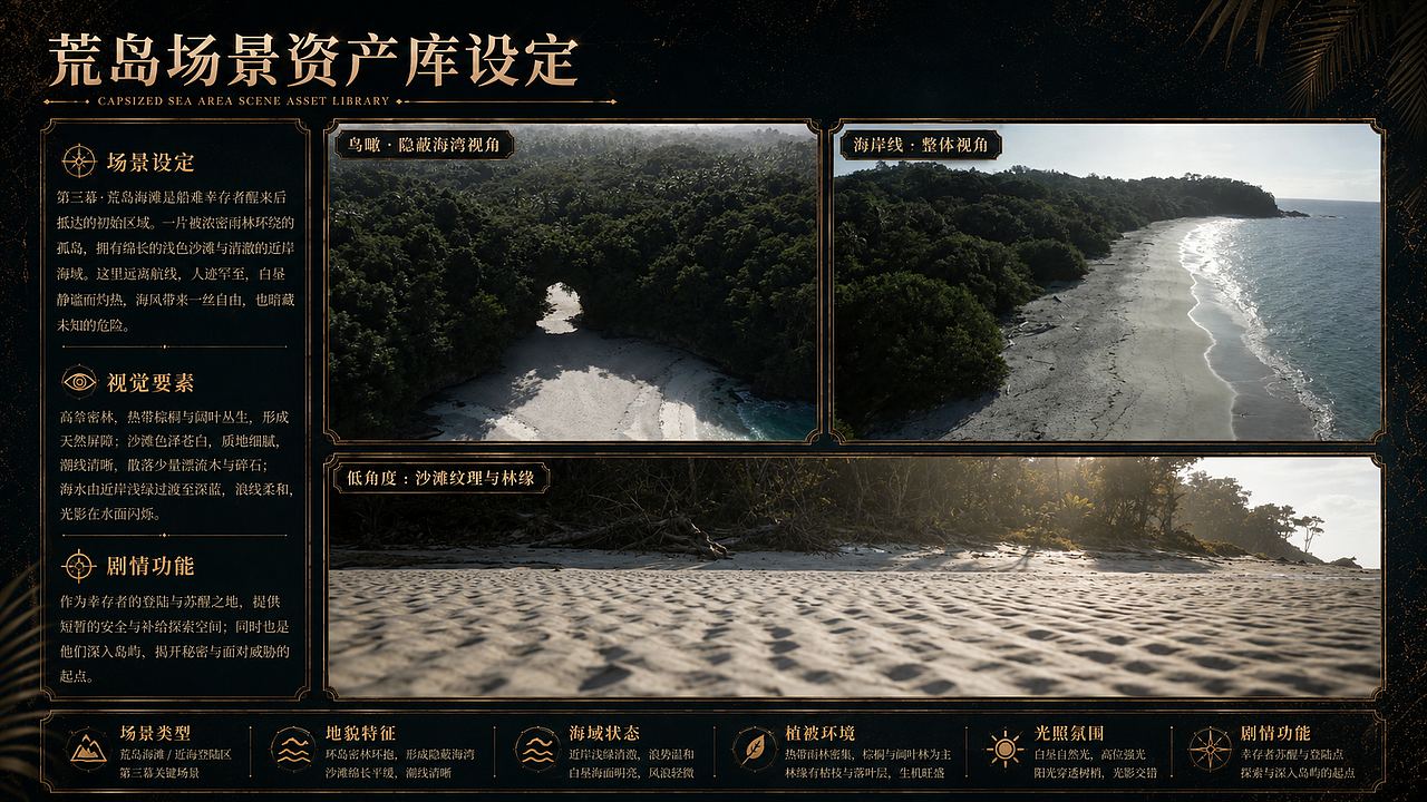 《荒岛》真人漫剧整体方案展示（图ZNDA2NjcxMTM2） - AI作品 - 站酷设计师前进视觉原创素材 - 站酷ZCOOL
