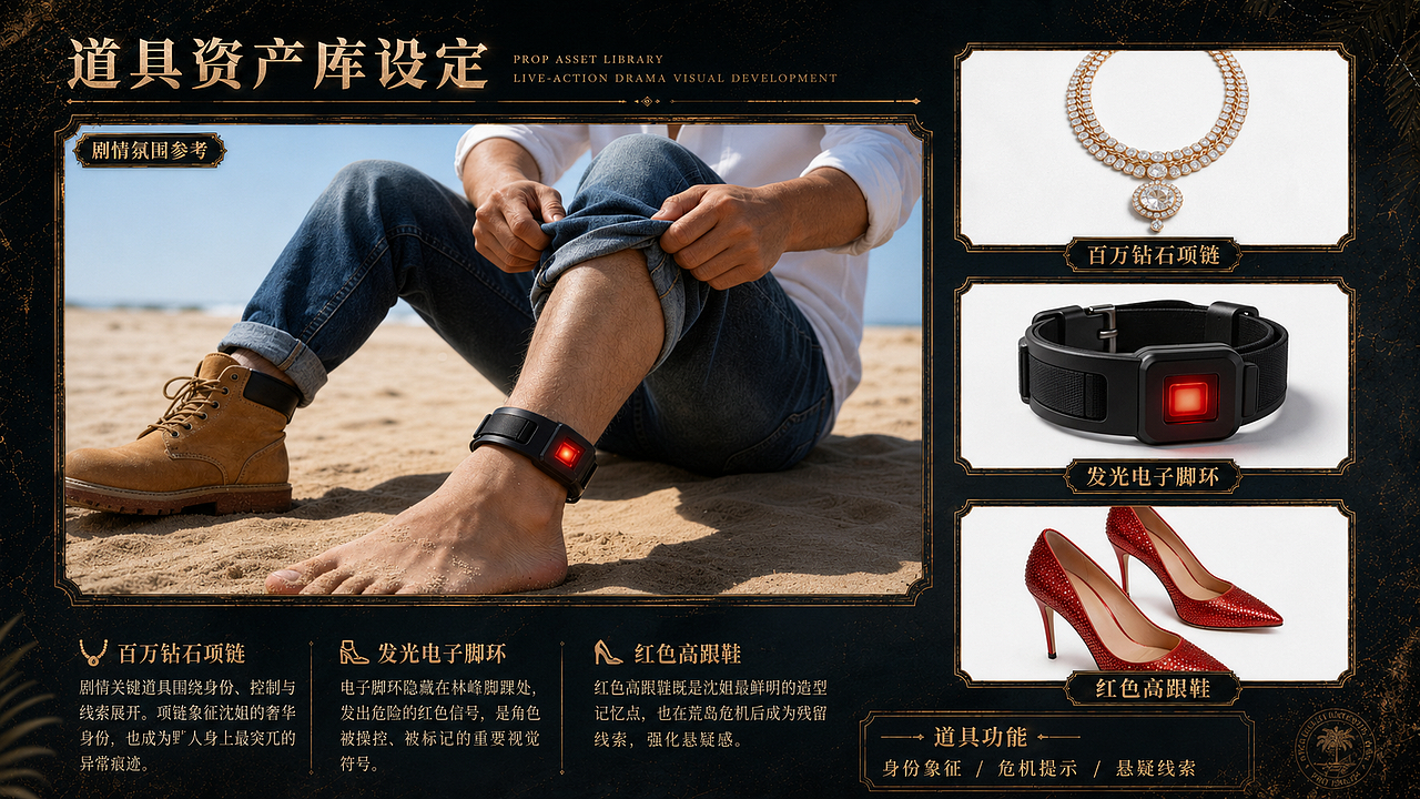 《荒岛》真人漫剧整体方案展示（图ZNDA2NjcxMTcy） - AI作品 - 站酷设计师前进视觉原创素材 - 站酷ZCOOL