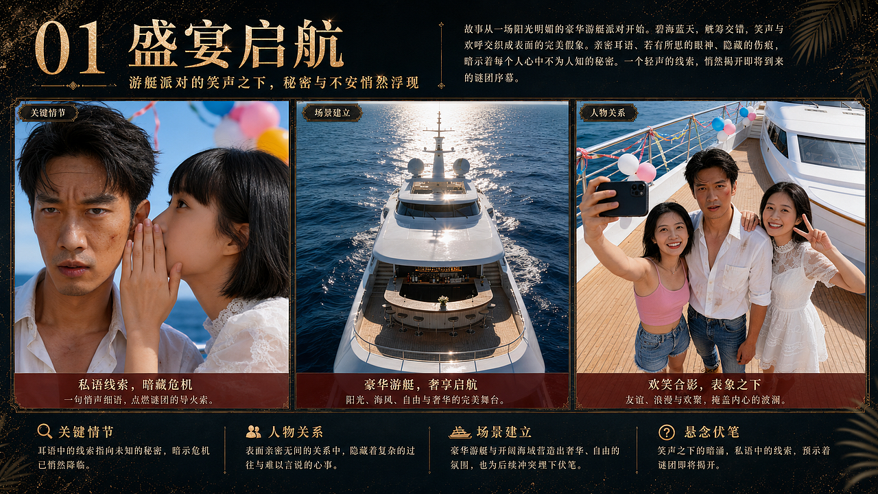 《荒岛》真人漫剧整体方案展示（图ZNDA2NjcyMzc2） - AI作品 - 站酷设计师前进视觉原创素材 - 站酷ZCOOL