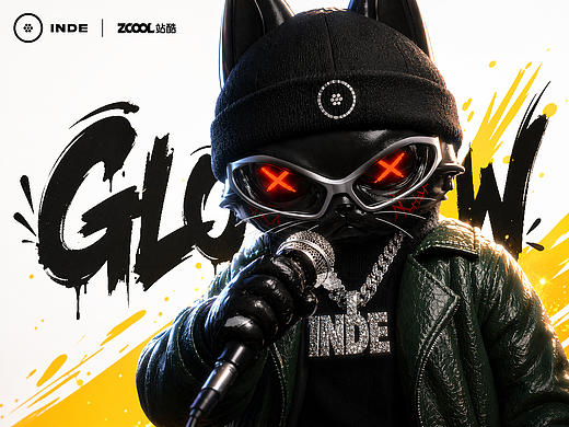 GLO-MEOW (发光喵) IP形象设计