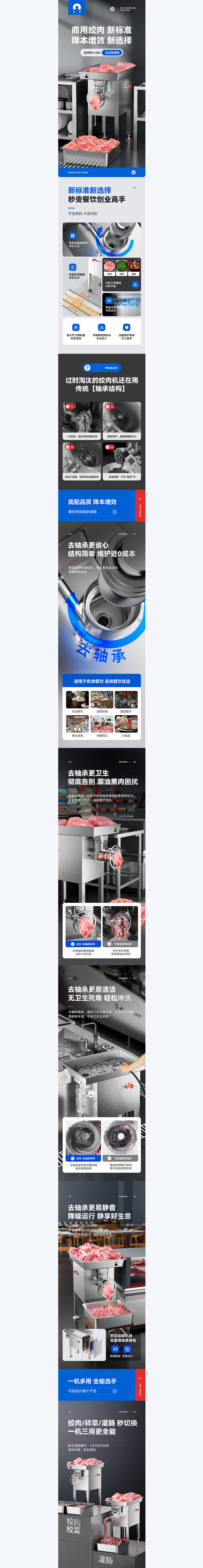 X3 台元立式绞肉机 商用大型电器 不锈钢机械 切肉机（图ZNDA2Njk4NTUy） - 电商 - 站酷设计师魔创视觉_Moture原创素材 - 站酷ZCOOL