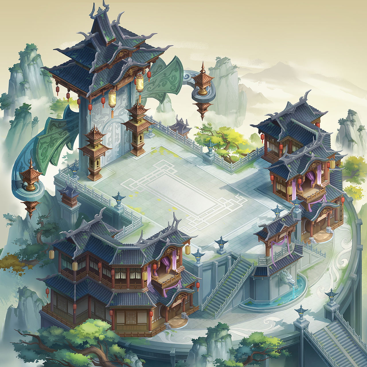 仙侠（图ZNDA2NzA2OTQ0） - 游戏原画 - 站酷设计师crazyfans原创素材 - 站酷ZCOOL