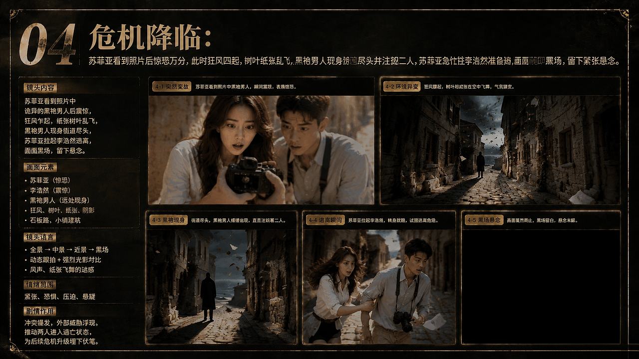 《最后的快门》真人漫剧整体方案展示（图ZNDA2NzA5MzM2） - AI作品 - 站酷设计师萧瑟漫剧视觉原创素材 - 站酷ZCOOL