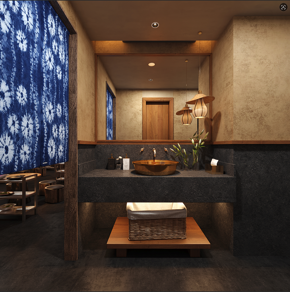 火锅店（图ZNDA2NzE5NTA0） - 酒店餐饮设计 - 站酷设计师光影设计表现007原创素材 - 站酷ZCOOL