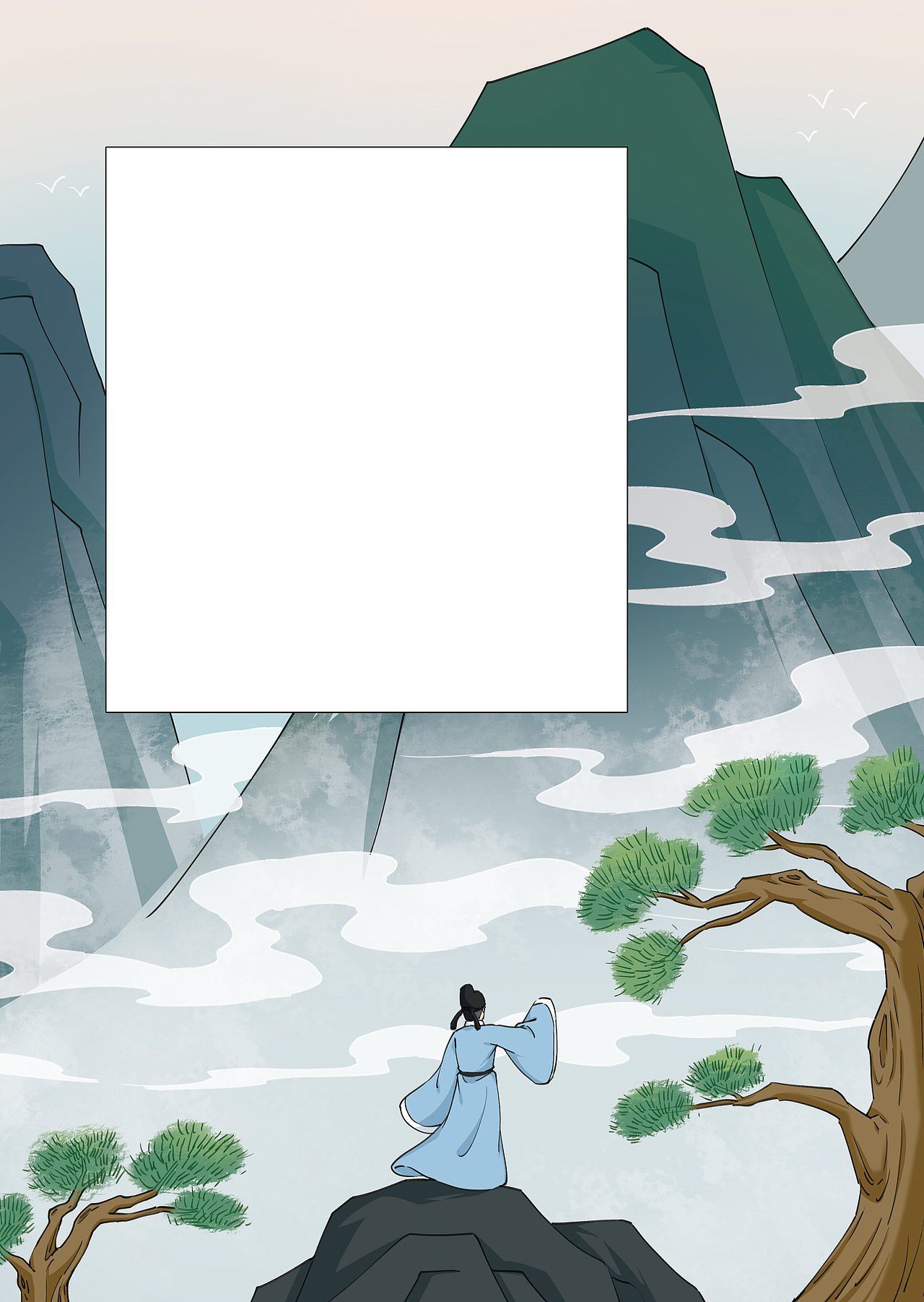 古诗词配图（图ZNDA2NzIwMDQ0） - 儿童插画 - 站酷设计师金梧瞳原创素材 - 站酷ZCOOL
