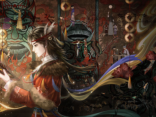《子时录》壁上观生平版概念图（同人）