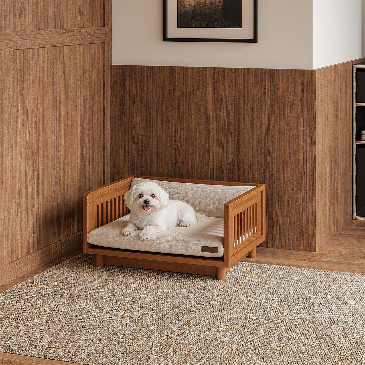 格栅暖屋｜格栅围栏犬床（图ZNDA2NzM3NTc2） - 生活用品 - 站酷设计师川田野产品新闻发原创素材 - 站酷ZCOOL