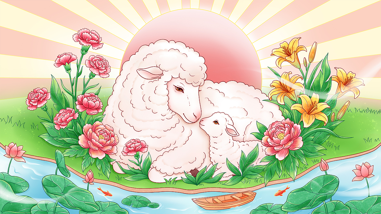 世界上最伟大的爱是母爱,母亲节国潮风插画分享(图ZNDA2NzUwNjcy) - 商业插画 - 站酷设计师萌鸦广告原创素材 - 站酷ZCOOL