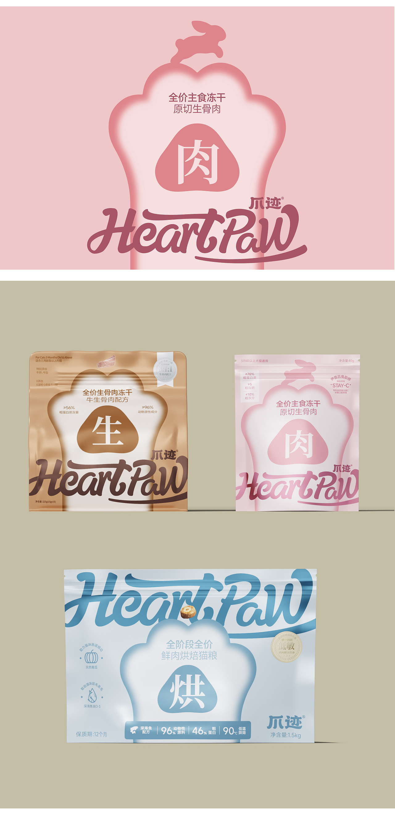 HeartPaw爪迹|宠物视觉体系（图ZNDA2NzYzMjEy） - 品牌 - 站酷设计师顿悟时刻原创素材 - 站酷ZCOOL
