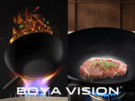 电商厨具产品拍摄｜中康荷叶仿生不粘铁锅 X BOYA（个人主页-ZNzM1ODY0MDg=） - 产品摄影 - 站酷设计师柏亚视觉摄影原创素材 - 站酷ZCOOL