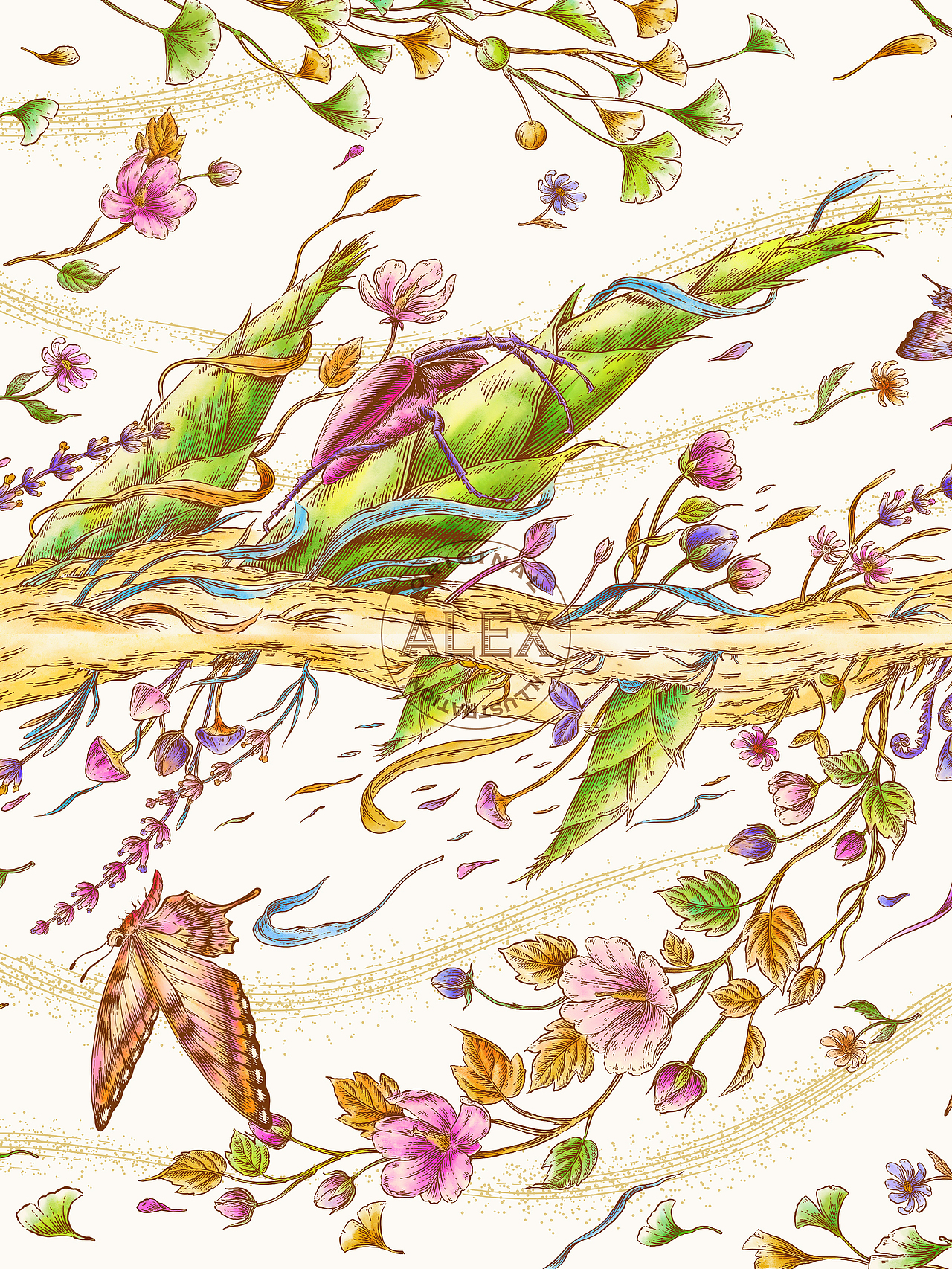 成都太古里 特展插画(图ZNDA2Nzg3ODM2) - 商业插画 - 站酷设计师花椒的Alex原创素材 - 站酷ZCOOL