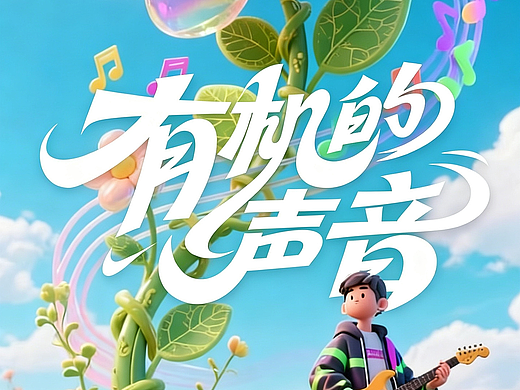 有机的声音—檀谷音乐节创意海报设计