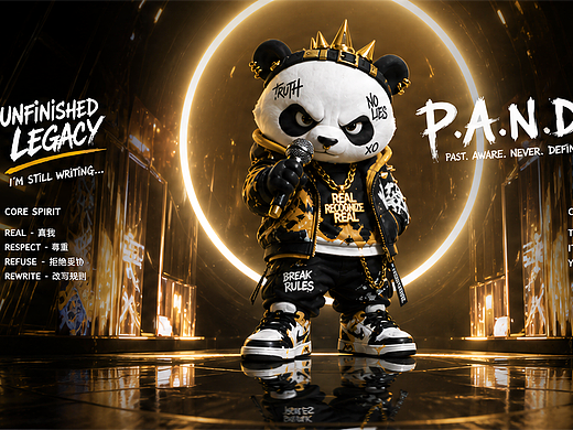 P.A.N.D.A.-X 嘻哈熊猫