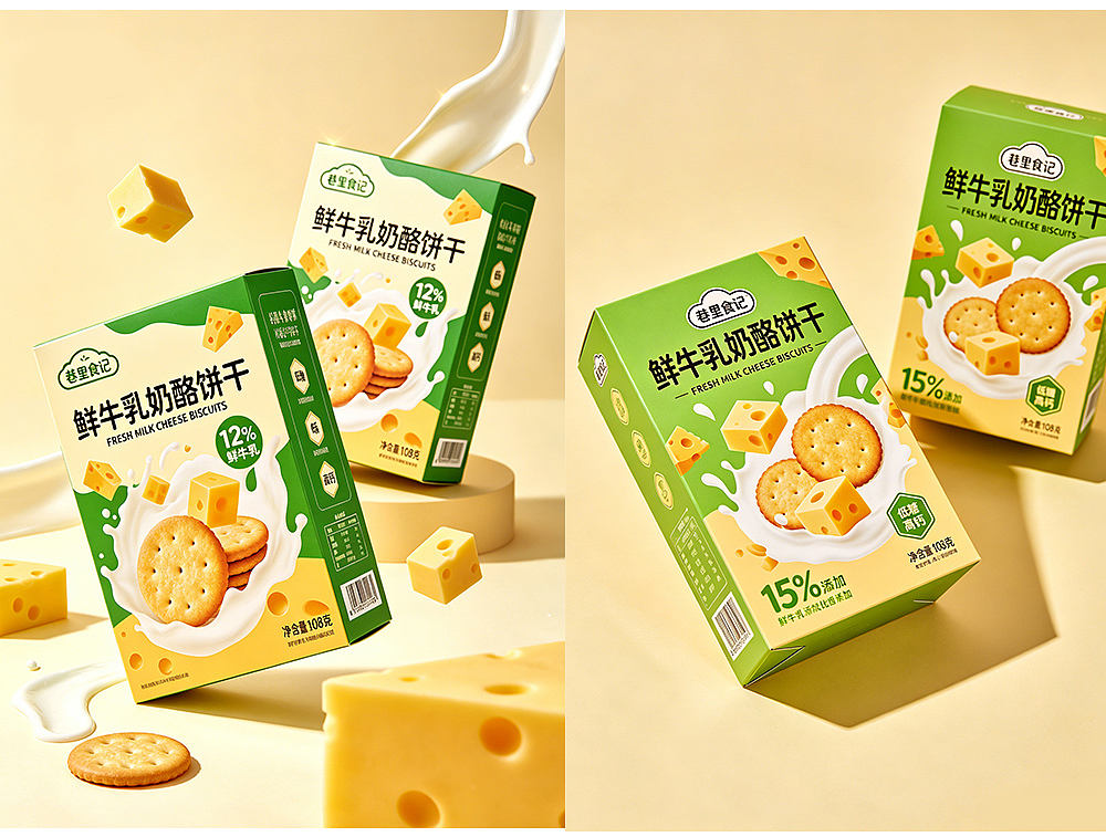 食品包装设计 | 美食包装 | 零食包装 | 饼干包装（图ZNDA2ODA3NjA4） - 包装 - 站酷设计师南柠象原创素材 - 站酷ZCOOL