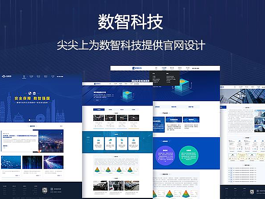 数智科技官网企业网站产品介绍官网定制设计