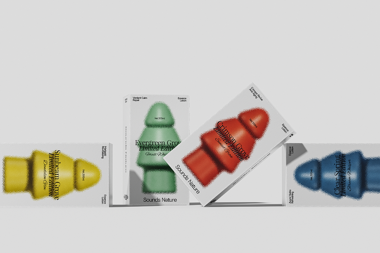 Sounds Nature | 化妆品瓶型&包装设计 | AOX Lab(图ZNDA2ODA5NTgw) - 包装 - 站酷设计师AOX凹形原创素材 - 站酷ZCOOL