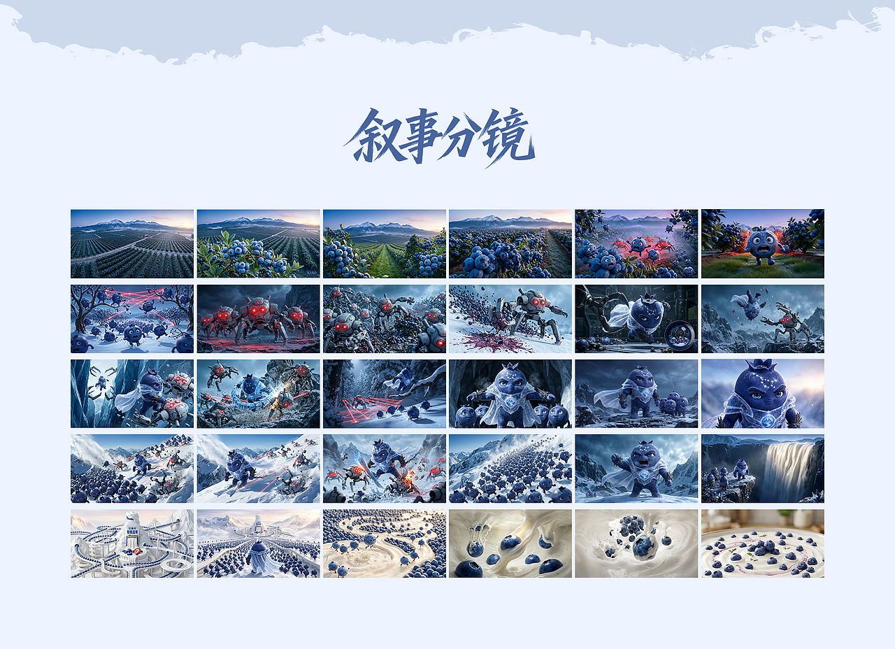 绝地逃生：整颗蓝莓的逆袭（安慕希）（图ZNDA2ODIyOTI4） - AI作品 - 站酷设计师仟尚集原创素材 - 站酷ZCOOL