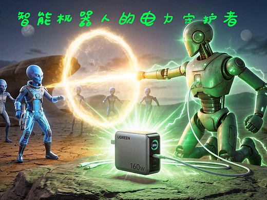 《智能机器人的电力守护者》