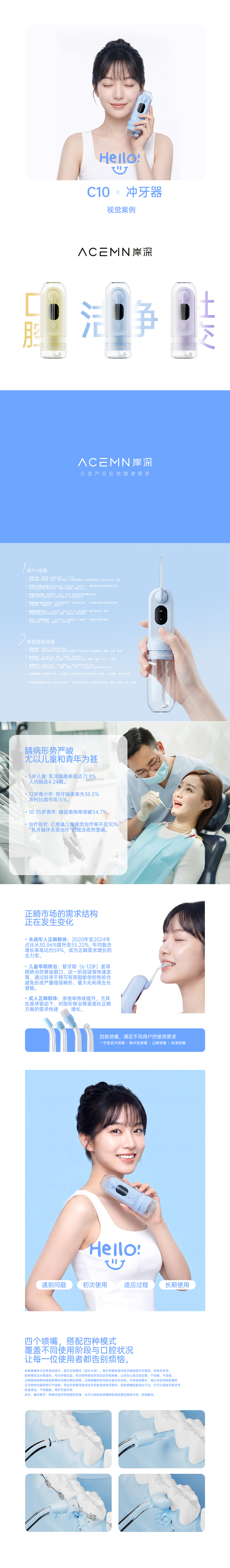 冲牙器单品视觉案例（图ZNDA2ODM4MjU2） - 电商 - 站酷设计师臭冬瓜呀原创素材 - 站酷ZCOOL