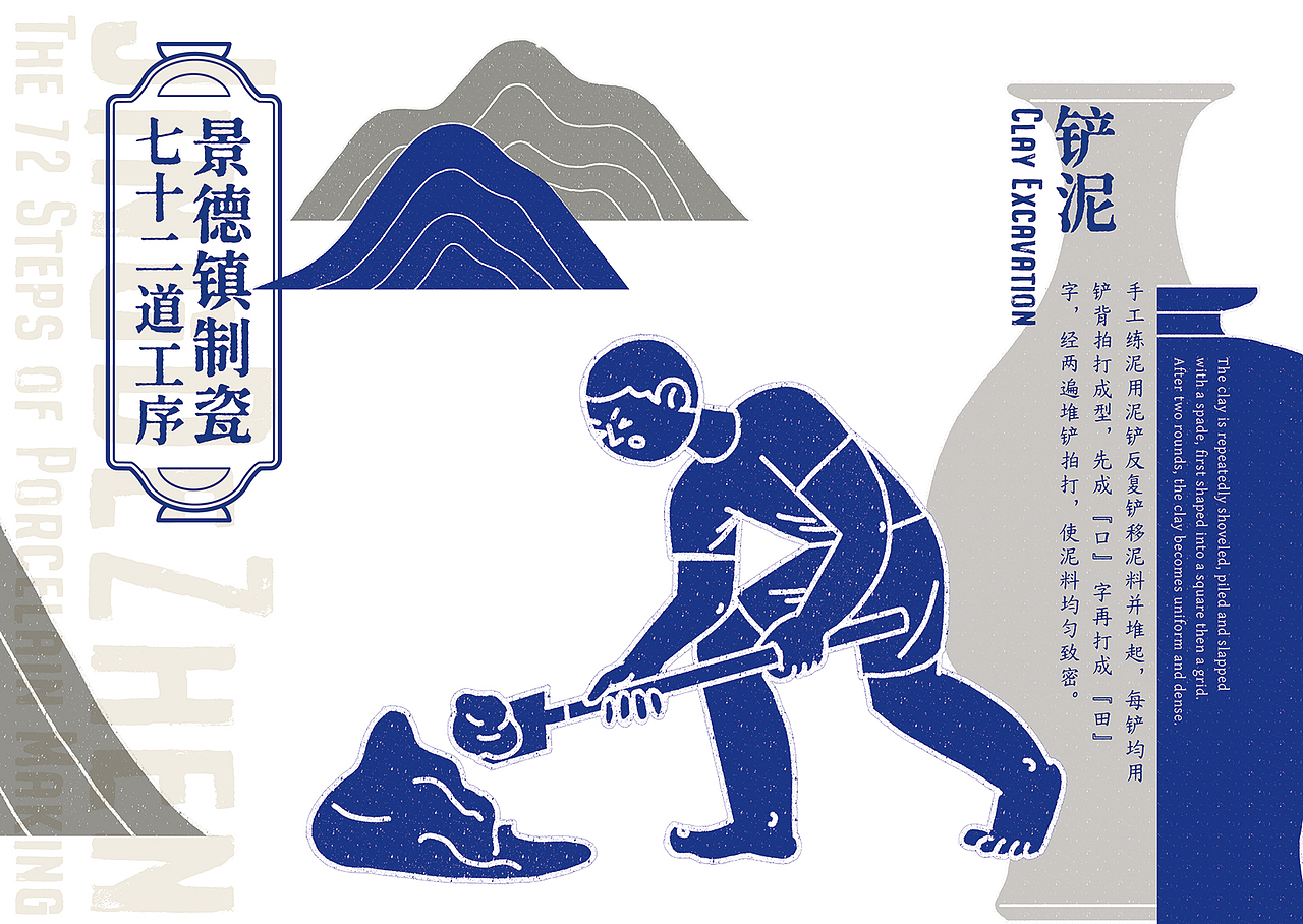 《窑火千年七十二工》景德镇城市文化插画大赛金奖🥇（图ZNDA2ODQxNDY0） - 商业插画 - 站酷设计师布林Brin原创素材 - 站酷ZCOOL