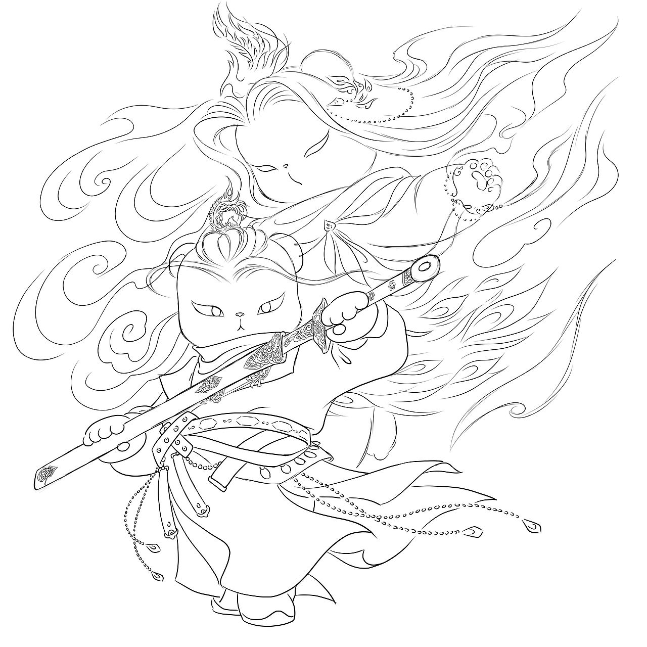 国风熊猫插画设计 | 熊非熊 × 游戏IP联名（图ZNDA2ODQ1NDQ0） - 商业插画 - 站酷设计师熊非熊原创素材 - 站酷ZCOOL