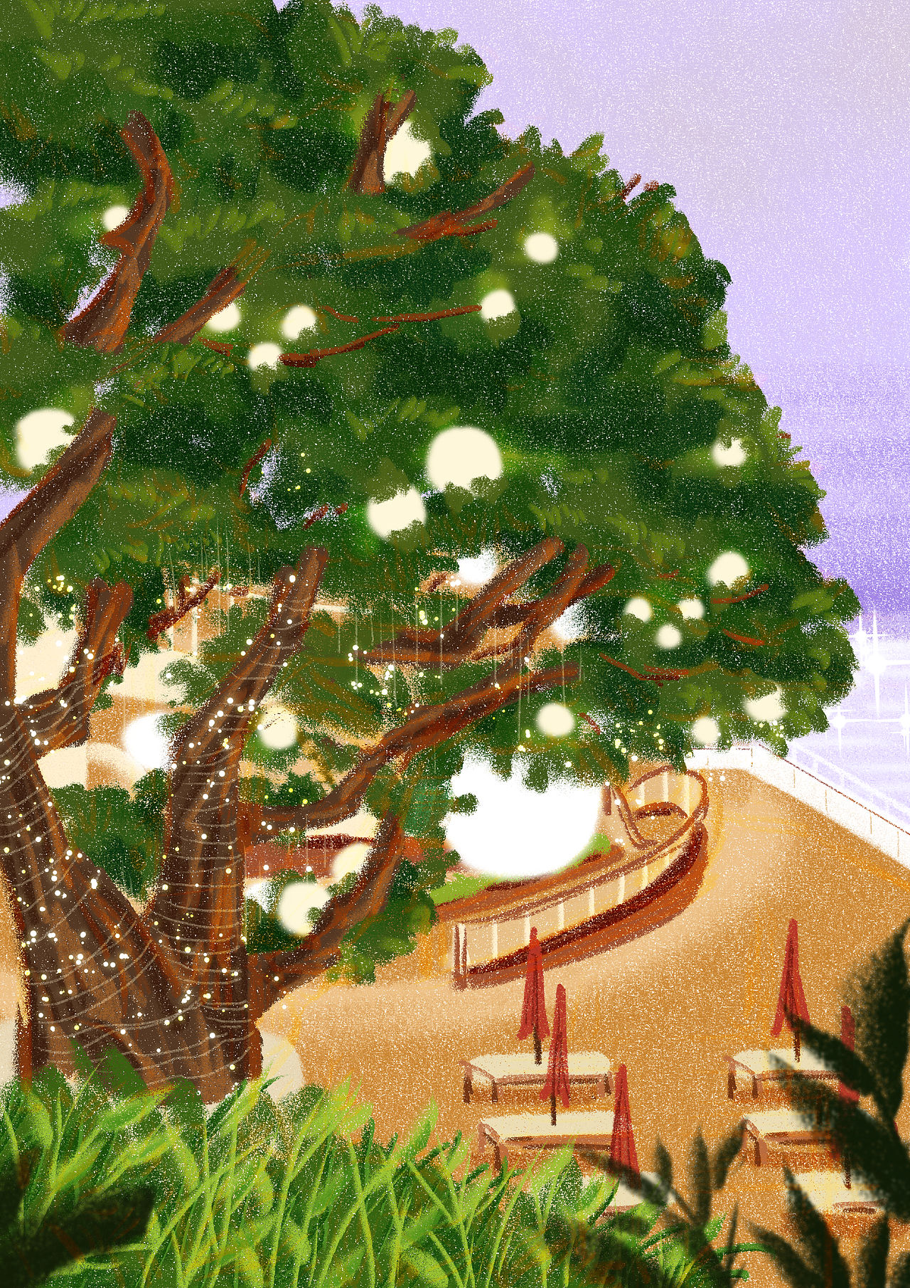 彩铅插画·夏天的故事（图ZNDA2ODQ2MzIw） - 艺术插画 - 站酷设计师不二法萌原创素材 - 站酷ZCOOL