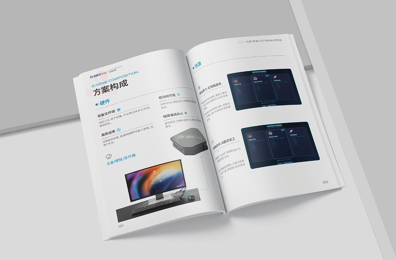 一希品牌设计---数字AI园区画册宣传册设计（图ZNDA2ODUyMTA4） - 书籍/画册 - 站酷设计师一希品牌设计原创素材 - 站酷ZCOOL