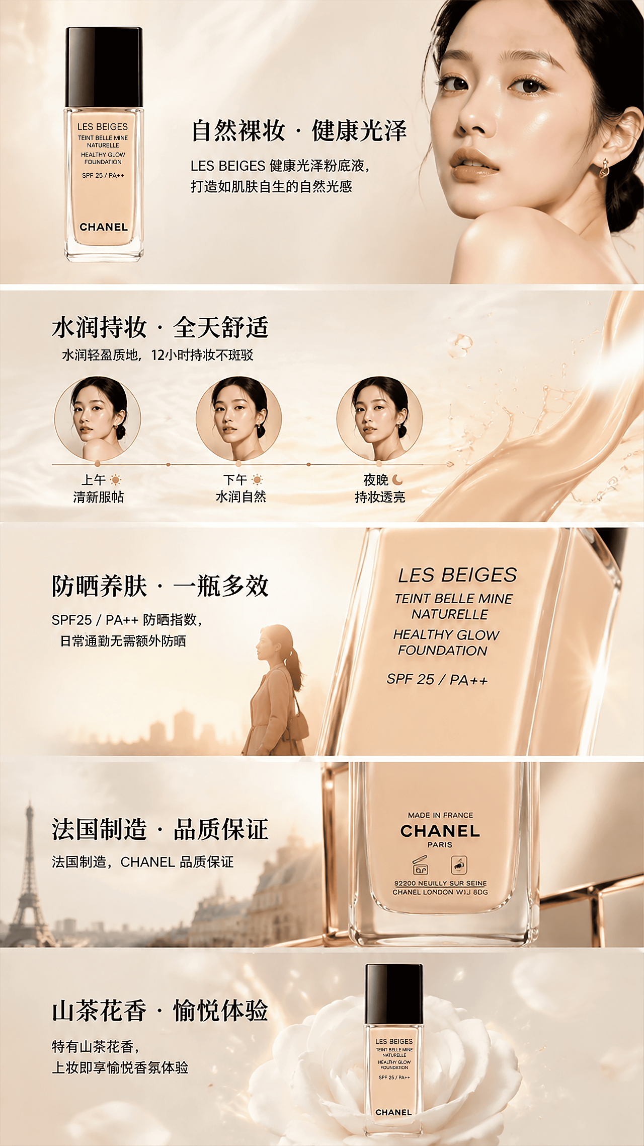 香奈儿米色时尚粉底液（图ZNDA2ODUyMTMy） - AI作品 - 站酷设计师文静731原创素材 - 站酷ZCOOL