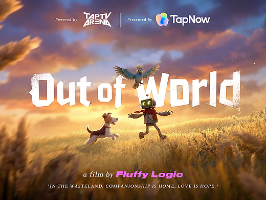 Tapnow36小时AI动画黑客松作品《Out of World 之外》