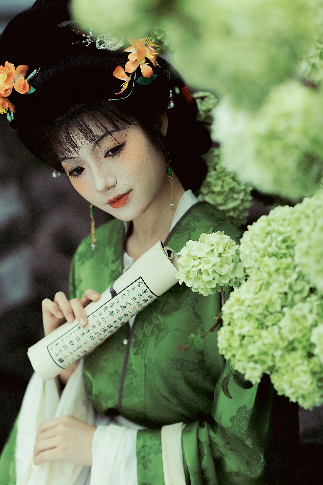 故园绣球（图ZNDA2ODY4NjIw） - 人像摄影 - 站酷设计师若寒Rock原创素材 - 站酷ZCOOL