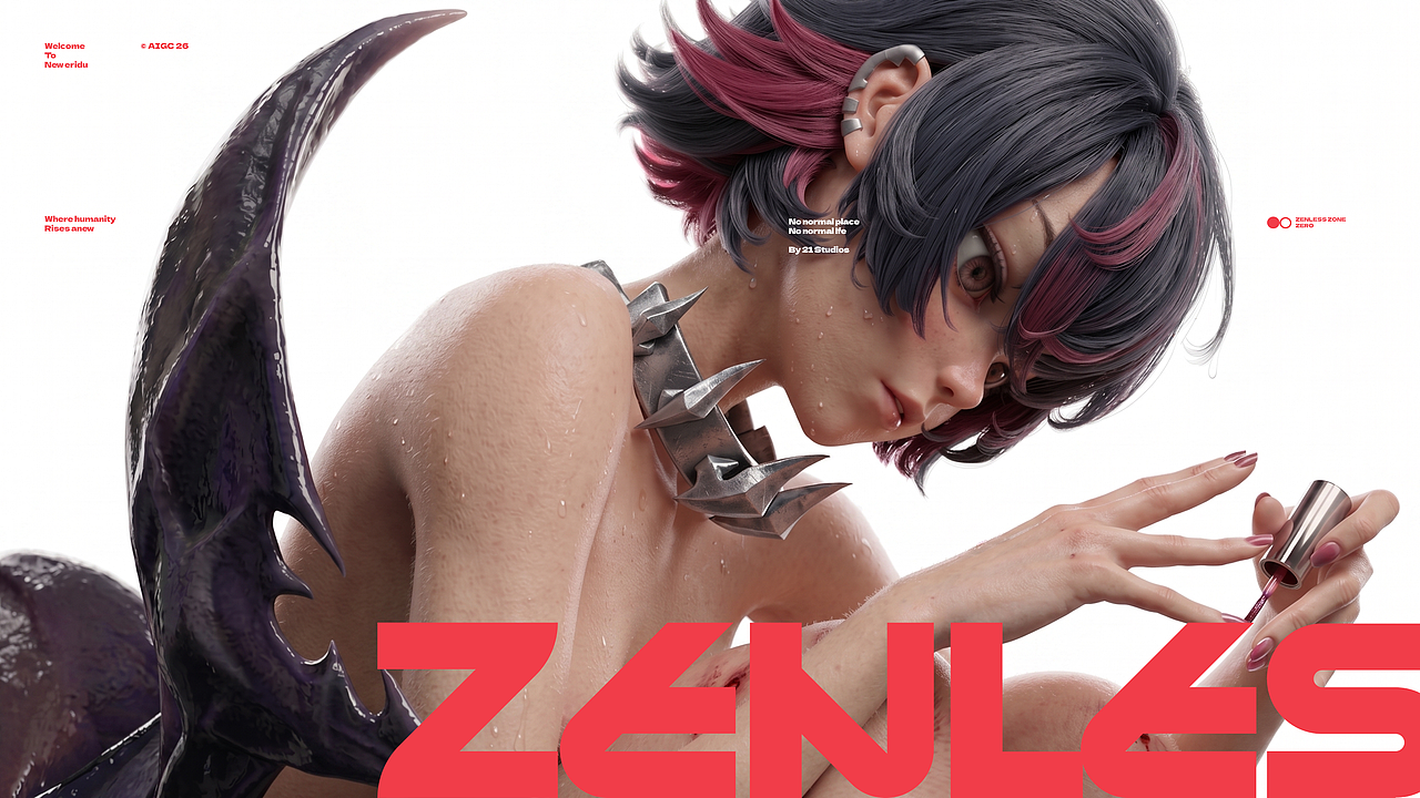 绝区零角色3D化了…（图ZNDA2ODY5OTg0） - 动画/影视 - 站酷设计师21stuidos原创素材 - 站酷ZCOOL