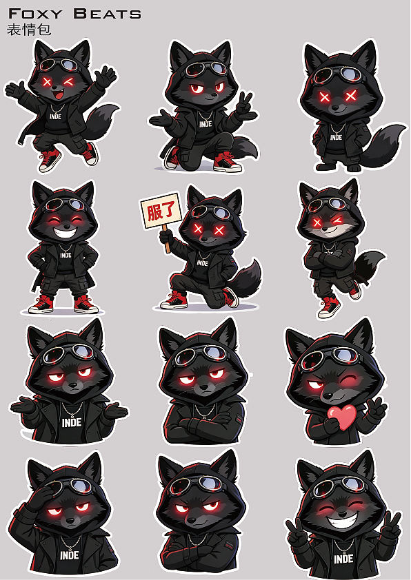 参赛展板-节拍狐狸（图ZNDA2ODc1Nzky） - 人物/生物 - 站酷设计师ymila原创素材 - 站酷ZCOOL