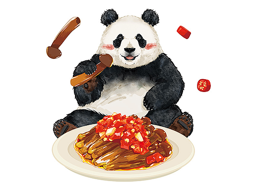 香辣鹿茸菇包装详情页设计