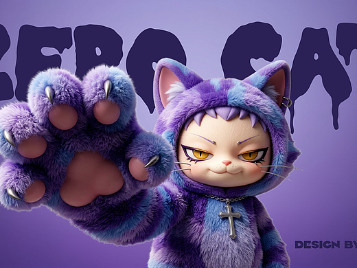 Zero Cat｜打破甜酷边界的亚文化潮玩形象