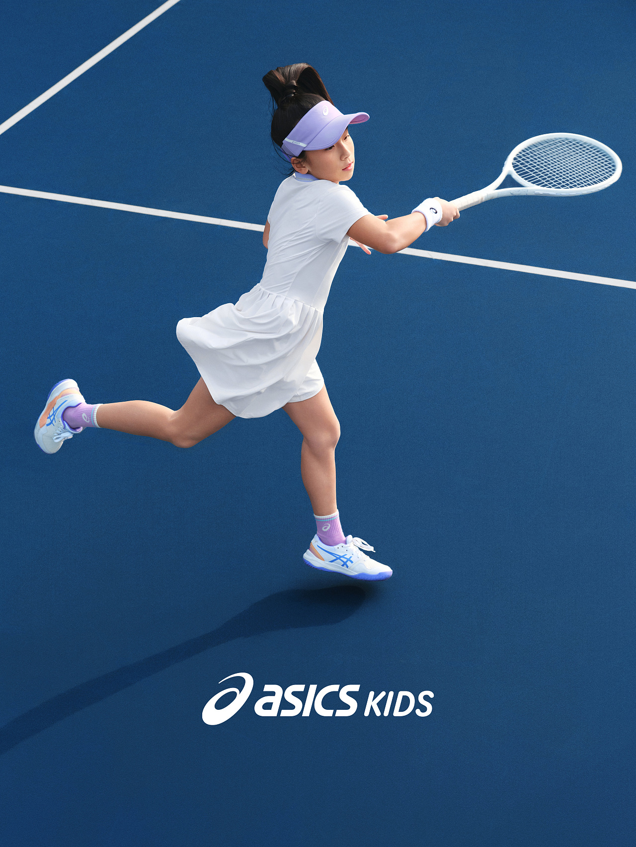 以运动之名🎾｜ASICS KIDS夏季网球系列视觉大片（图ZNDA2ODk2MzQw） - 时尚/艺术摄影 - 站酷设计师TMOSTKIDS原创素材 - 站酷ZCOOL