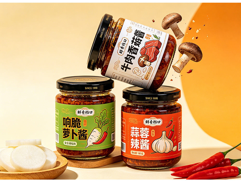 拌饭酱产品 | 电商产品 | 包装设计 | 包装摄影（图ZNDA2ODk5MjI0） - 包装 - 站酷设计师南柠象原创素材 - 站酷ZCOOL