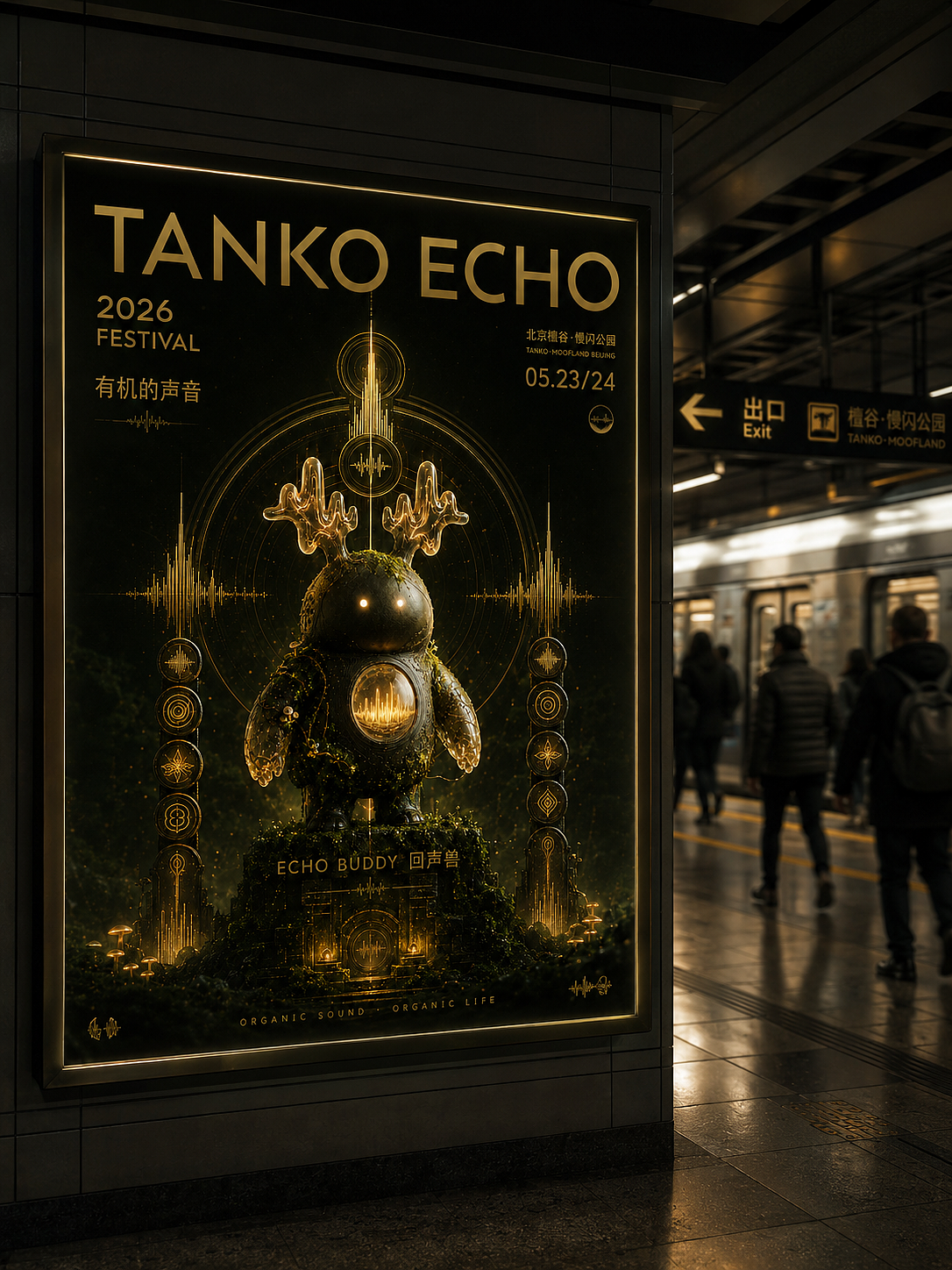 有机的声音：回声兽 Echo Buddy（图ZNDA2OTAzNjQ4） - AI作品 - 站酷设计师一首歌的顾事原创素材 - 站酷ZCOOL