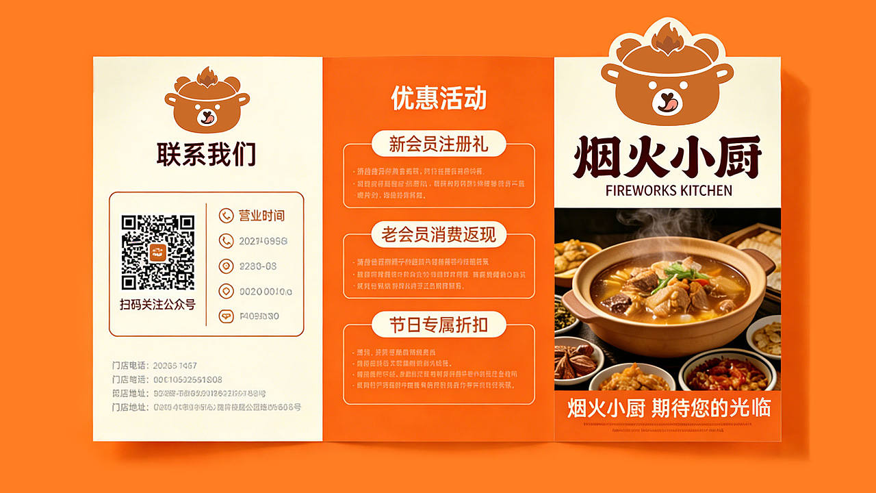 “烟火小厨”餐饮全案设计(图ZNDA2OTI4MzAw) - 品牌 - 站酷设计师楠柯梦原创素材 - 站酷ZCOOL