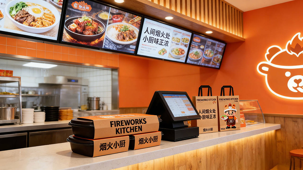 “烟火小厨”餐饮全案设计(图ZNDA2OTI4MzI0) - 品牌 - 站酷设计师楠柯梦原创素材 - 站酷ZCOOL