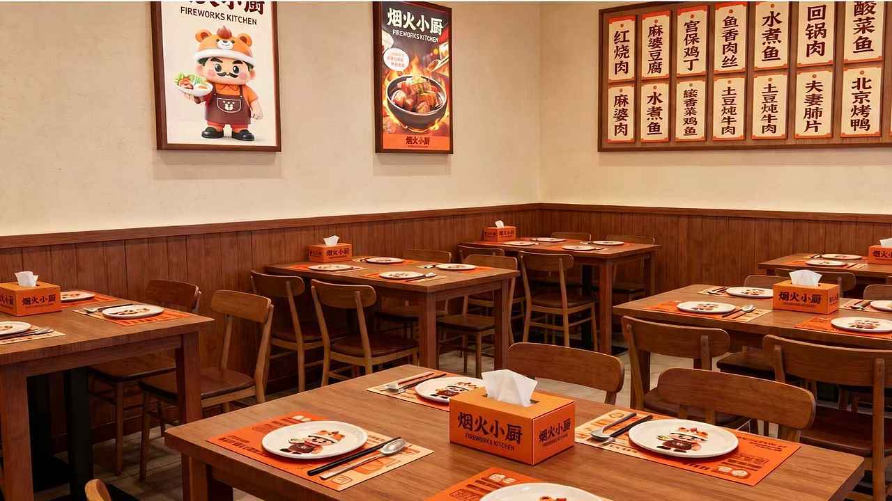“烟火小厨”餐饮全案设计(图ZNDA2OTI4MzI4) - 品牌 - 站酷设计师楠柯梦原创素材 - 站酷ZCOOL
